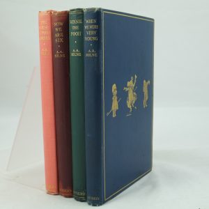 Set of A.A. Milne Pooh Books first editions