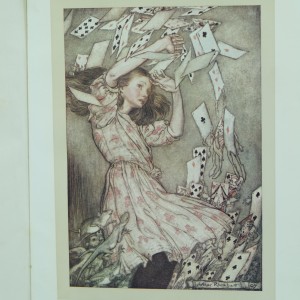 Alice's-Adventures-In-Wonderland-by-Lewis-Carroll-Illustrated-By-Arthur-Rackham-First-Edition