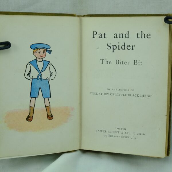 Pat and the Spider by Helen Bannerman 1st Ed