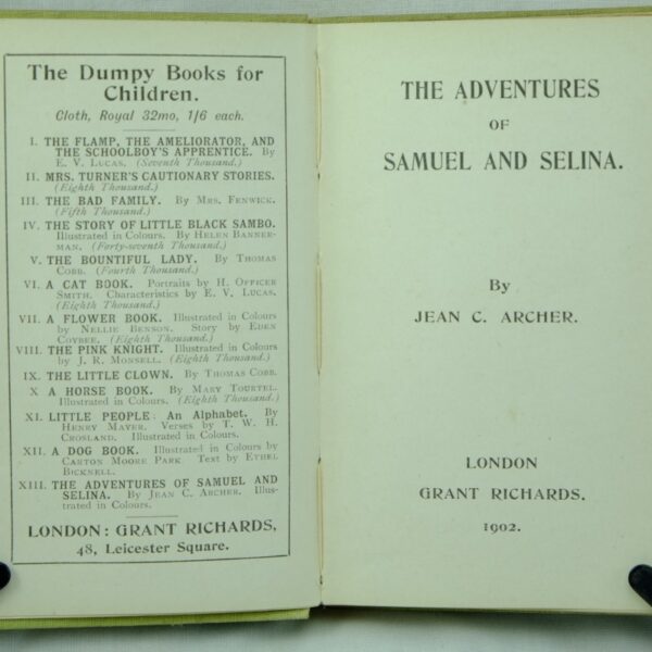 The Adventures of Samuel and Selina: 1st ed Dumpy book