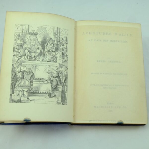 Aventures d'Alice au Pays des Merveilles. L Carroll. French 1869