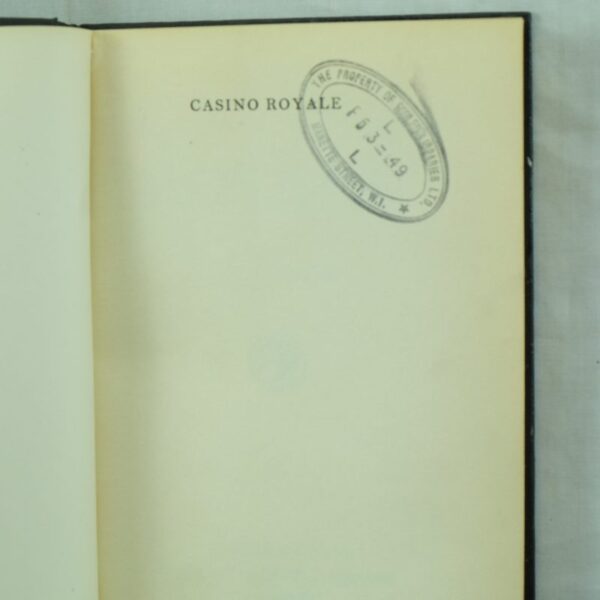 Casino Royale by Ian Fleming 1st Edition (2)