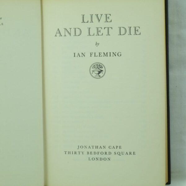 Live and Let Die by Ian Fleming 1st Edition (9)