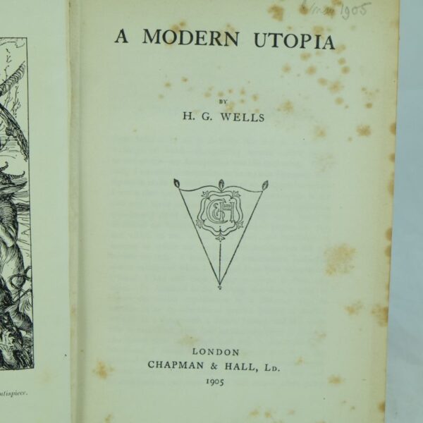 A Modern Utopia by H G Wells