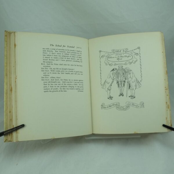 The School for Scandal by Richard Sheridan Illustrated by Hugh Thomson