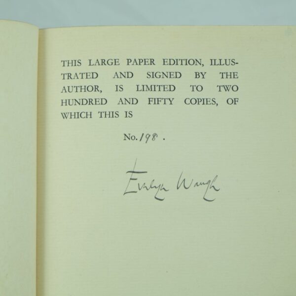 Black Mischief signed by Evelyn Waugh
