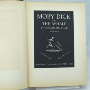 Moby Dick or The Whale illus by Merville Rockwell Kent
