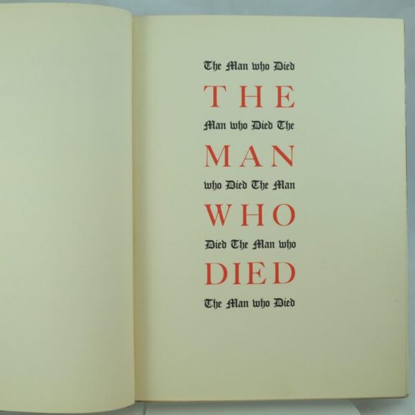 The Man Who Died by D. H. Lawrence illus John Farleigh