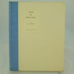 Toad of Toad Hall by A A Milne signed KG