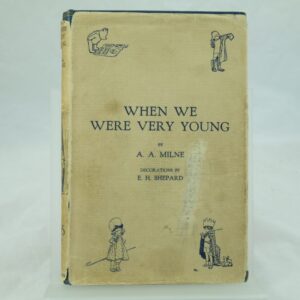 A. A. Milne fine set of Winnie the Pooh first edition When we were very young