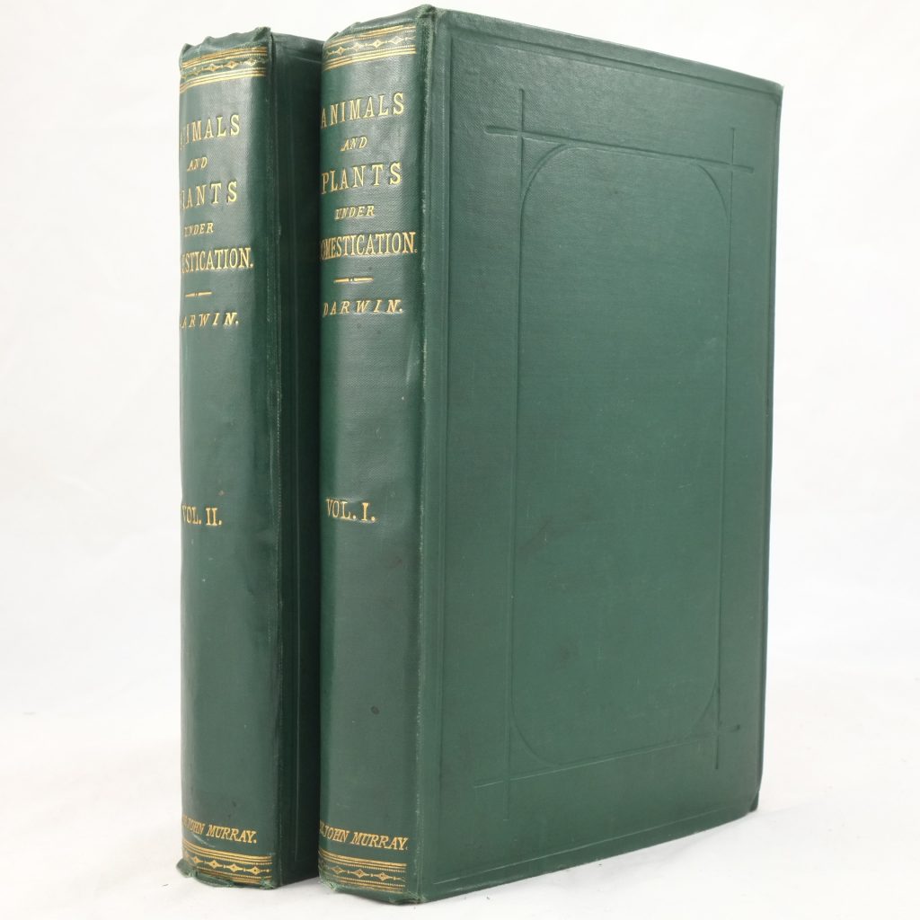 Animals and plants in domestication by Charles Darwin 1st issue (1)