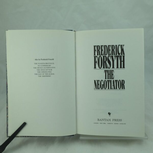 The Negotiator by Frederick Forsyth 1st limited edition