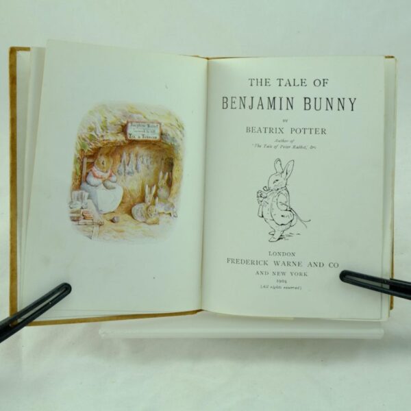 The Tale of Benjamin Bunny by Beatrix Potter 1st edition