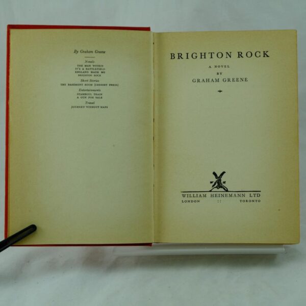 Brighton Rock by Graham Greene no DJ 1st