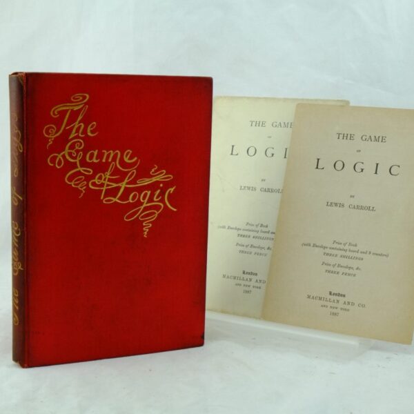 The Game of Logic by Lewis Carroll with card and envelope