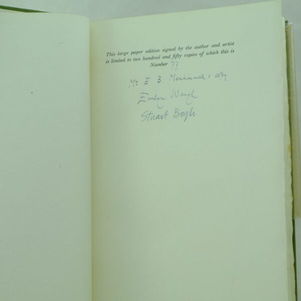 The Loved One glissine wrapper Evelyn Waugh Signed