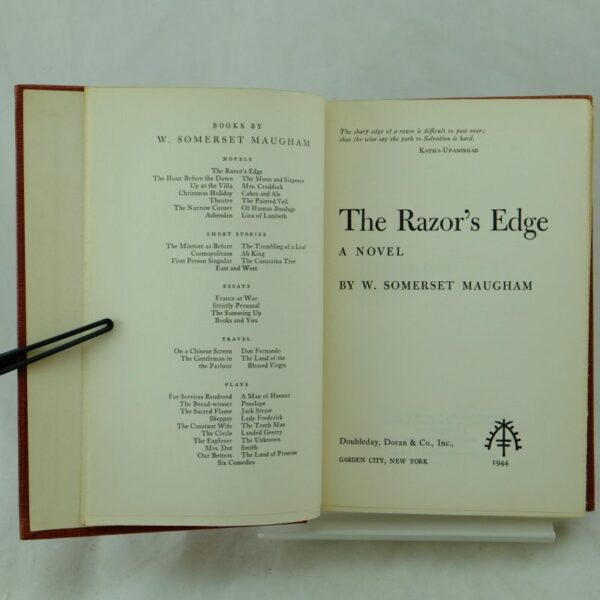 The Razor's Edge by W Somerset Maugham