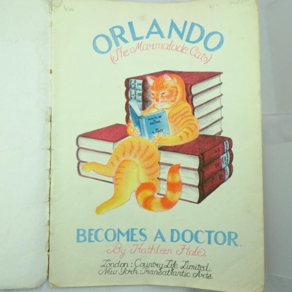 Orlando-Becomes-a-Doctor-Kathleen-Hale-first-edition-1944