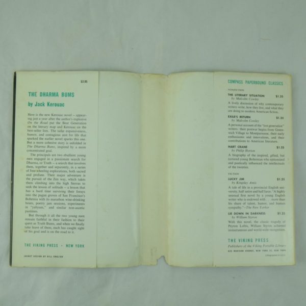 The Dharma Bums by Jack Kerouac Rare and Antique Books