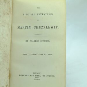 Martin Chuzzlewit by Charles Dickens - Rare and Antique Books