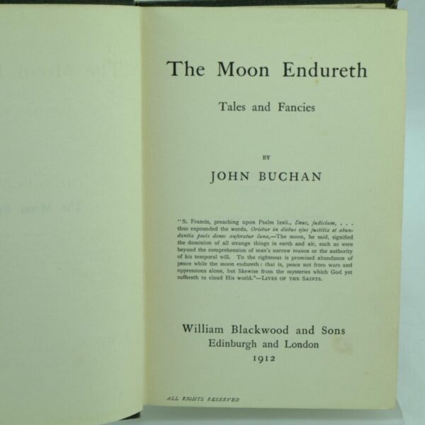 The Moon Endureth by John Buchan