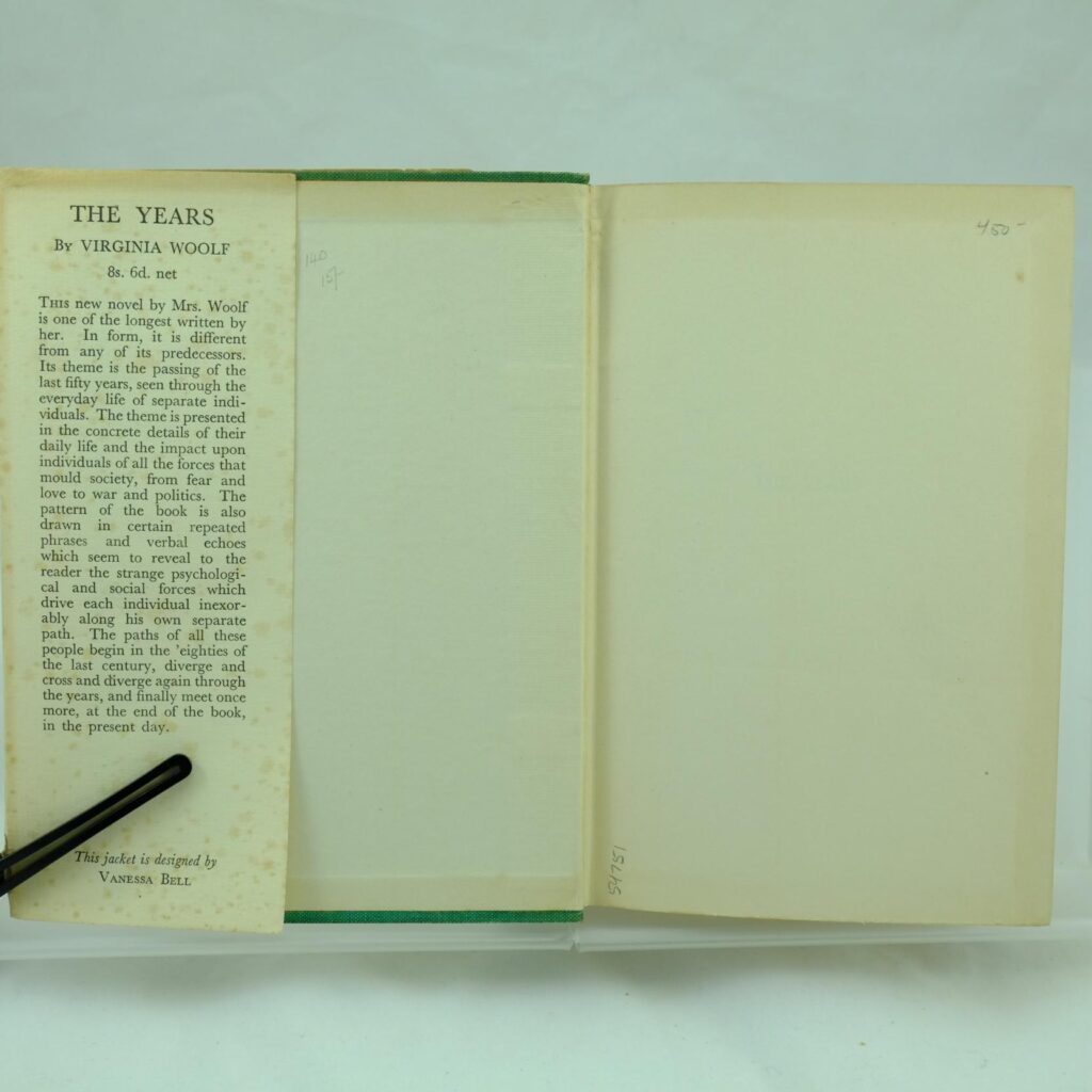 The Years by Virginia Woolf | Rare and Antique Books