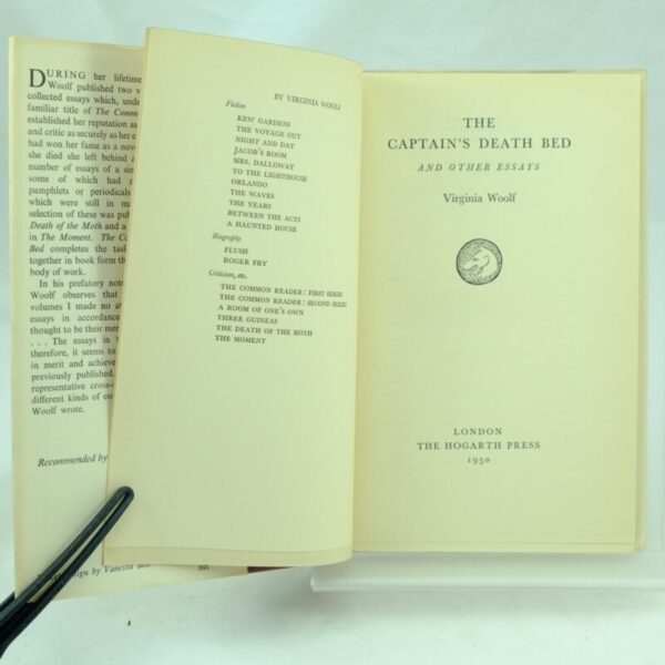 The Captain's Death Bed by Virginia Woolf