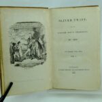 3 volumes of Oliver Twist by Boz Charles Dickens