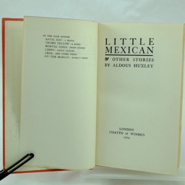 Little Mexican by Aldous Huxley