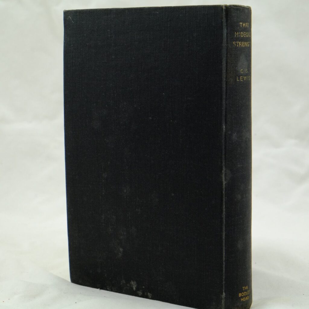 That Hideous Strength by C. S. Lewis Rare and Antique Books