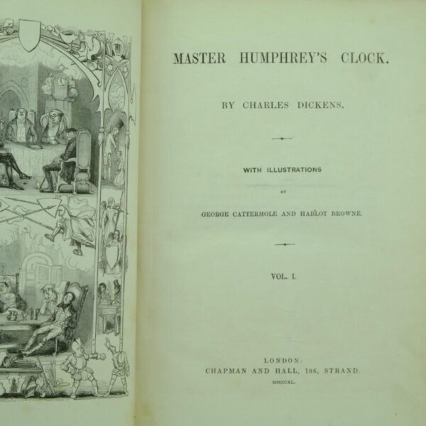 Charles Dickens Master Humphreys Clock