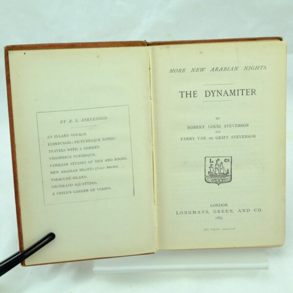The Dynamiter by R L Stevenson