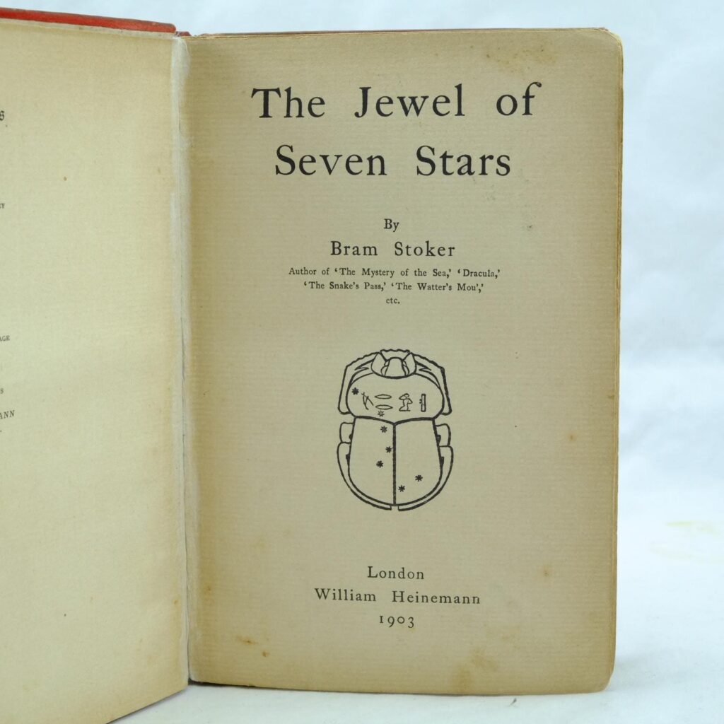 the jewel of seven stars by bram stoker