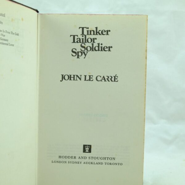John Le Carre Tinker Tailor Soldier Sailor