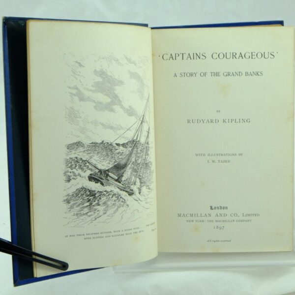 Captains Courageous by Rudyard Kipling 1st