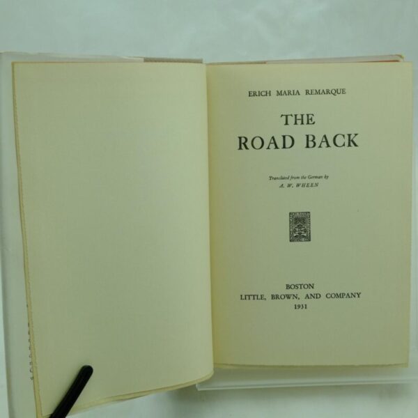 The Road Back by Erich Maria Remarkque (