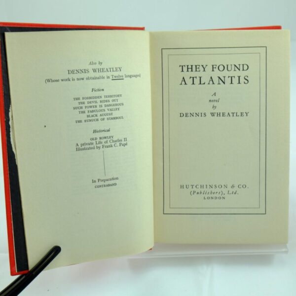 They Found Atlantis by Dennis Wheatley
