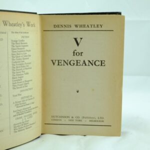 Dennis Wheatley V for Vengeance
