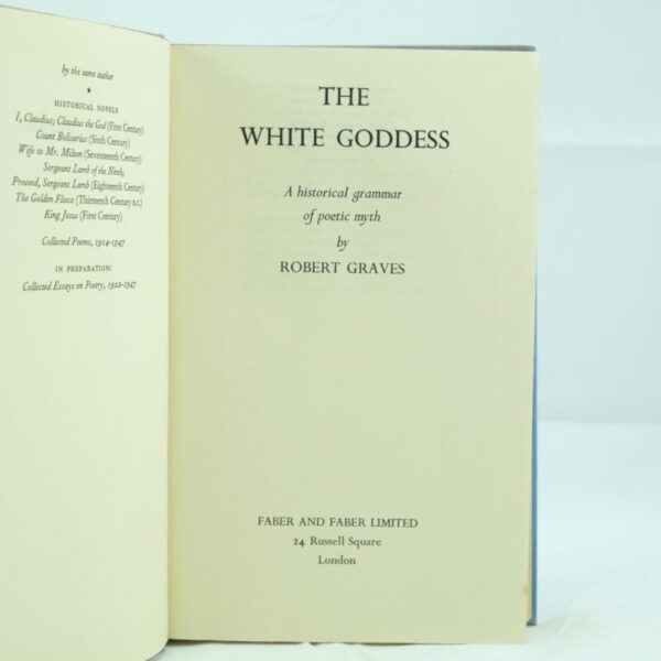 The White Goddess by Robert Graves
