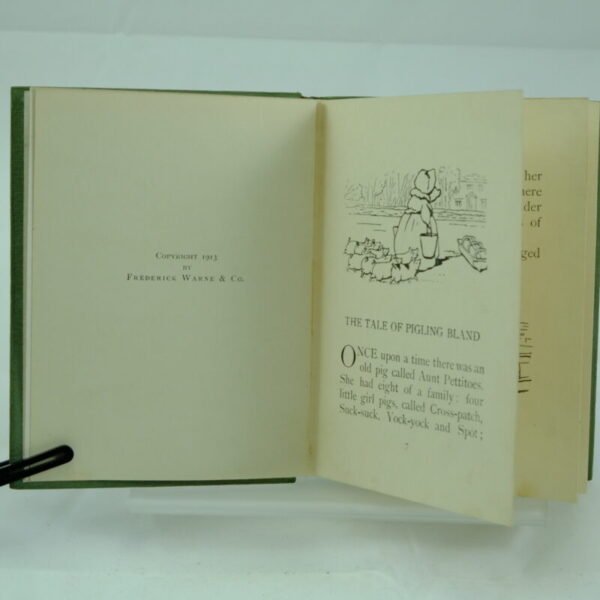 The Tale of Pigling Bland by Beatrix Potter with DJ 1913