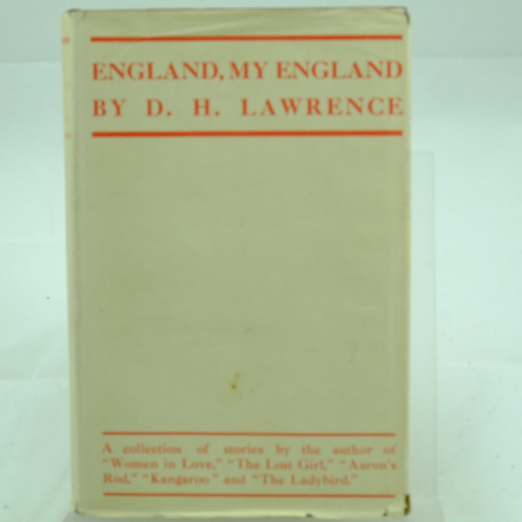 England My England by D H Lawrence
