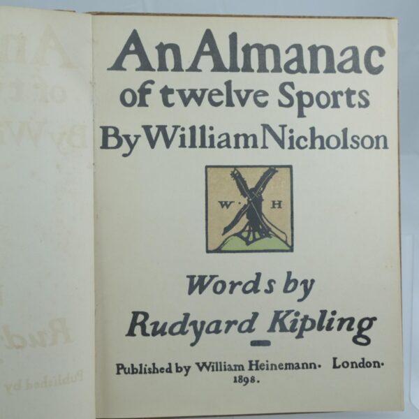 An Almanac of Twelve Sports by Rudyard Kipling Nicholson