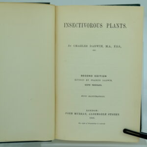 Charles Darwin Insectivorous Plants 6th