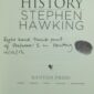 Stephen Hawking My Brief History signed
