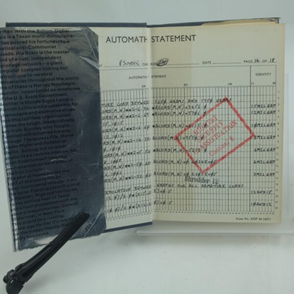Len Deighton Billian dollar Brain 1st