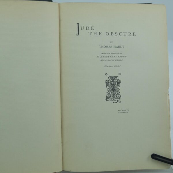 Thomas Hardy Jude the Obscure