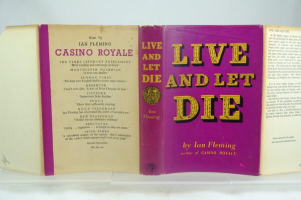 Live and Let Die by Ian Fleming DJ 03 23