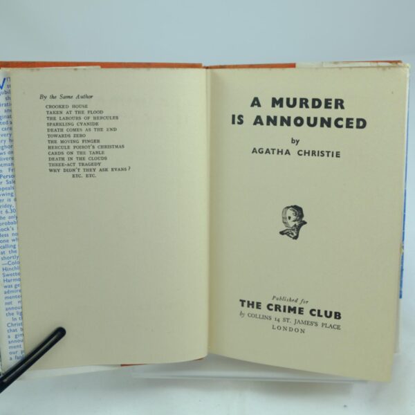 Agatha Christie a Murder is announced