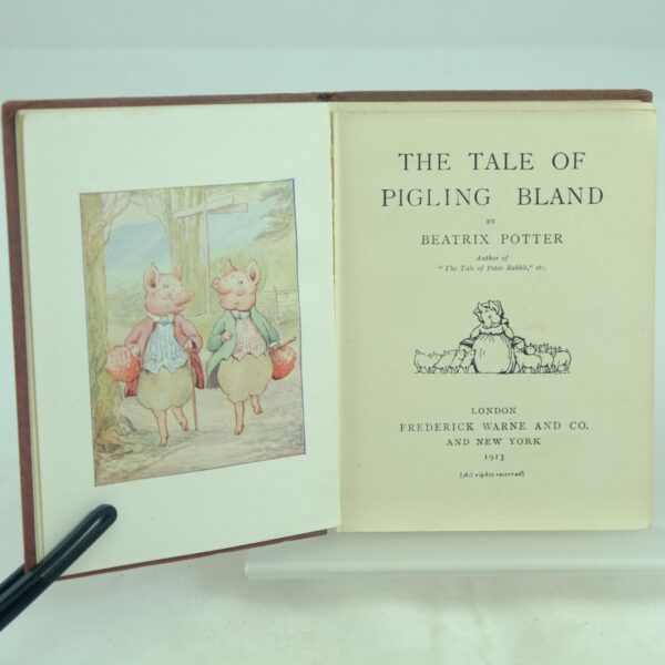 The Tale of Pigling Bland by Beatrix Potter 1st