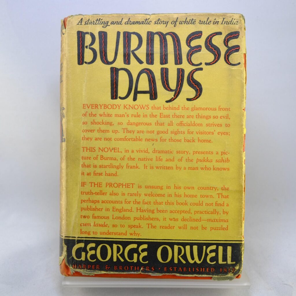 Bermese Days by George Orwell